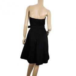 Pre Owned Prada Strapless Corset Dress M
