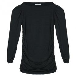 Pre Owned Prada Black Long Sleeve Top XS