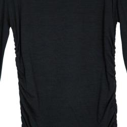 Pre Owned Prada Black Long Sleeve Top XS
