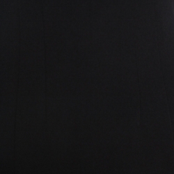 Pre Owned Prada Black Crepe Short Sleeve Dress S