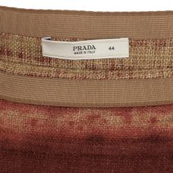 Prada Vintage Tie Dye Patterned Flare Skirt L
