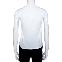 Pre Owned Prada White Cotton Crew Neck T-Shirt XS