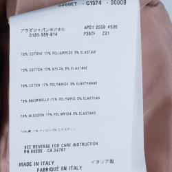 Pre Owned Prada Taffeta Pleated Knee-length Dress M