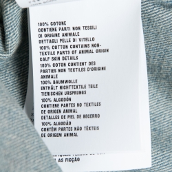 Pre Owned Prada Blue Washed Denim Playsuit M