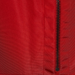 Pre Owned Prada Red Silk Blend Zip Front Dress M