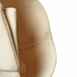 Prada Cream Wool Belted Mid Length Coat M