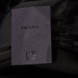 Pre Owned Prada Black Re-Nylon Gabardine Pants S