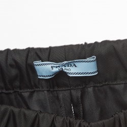 Pre Owned Prada Black Re-Nylon Gabardine Pants S