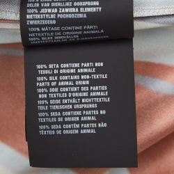 Pre Owned Prada Multicolor Striped Silk Shirt XS