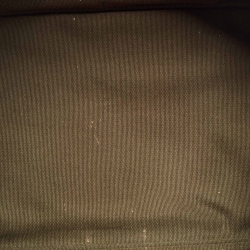 Pre Owned Prada Military Green Canapa Canvas Shopper Tote