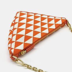 Pre Owned Prada Triangle Tote Bag