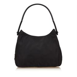 Pre Owned Prada Black Tessuto Nylon Hobo