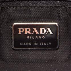 Pre Owned Prada Black Tessuto Nylon Hobo