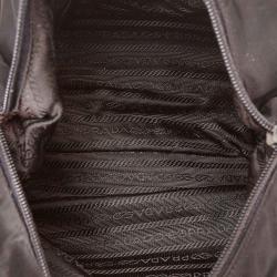 Pre Owned Prada Black Tessuto Nylon Shoulder Bag
