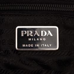 Pre Owned Prada Black Tessuto Nylon Shoulder Bag
