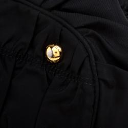 Pre Owned Prada Black Gaufre Nylon Tote