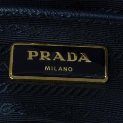 مملوكة مسبقًا Prada Navy Blue Saffiano Lux Tote