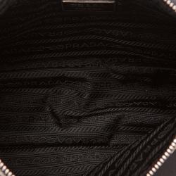 Pre Owned Prada Black Tessuto Nylon/Leather Shoulder Bag