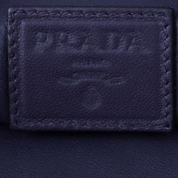 مملوكة مسبقًا Prada Multicolor Nappa Leather Stripes Large Hobo