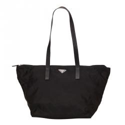 prada nylon shopper tote