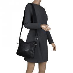 Prada Black Leather Messenger Bag