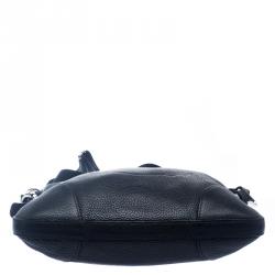 Prada Black Leather Messenger Bag