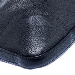 Prada Black Leather Messenger Bag