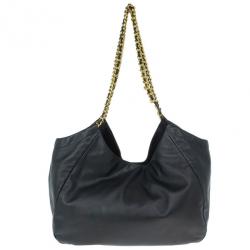 مملوكة مسبقًا Prada Black Soft Leather Baltico Shoulder Bag