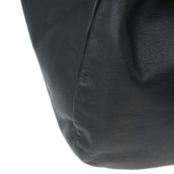 مملوكة مسبقًا Prada Black Soft Leather Baltico Shoulder Bag