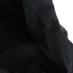 مملوكة مسبقًا Prada Black Soft Leather Baltico Shoulder Bag