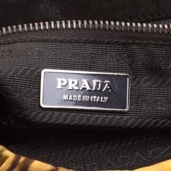 Pre Owned Prada Multicolor Nylon Crystal Embellished Shoulder Bag