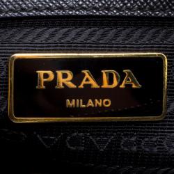 Prada Black Saffiano Lux Leather Medium Tote