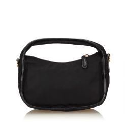 Pre Owned Prada Black Tessuto Nylon Mini Shoulder Bag