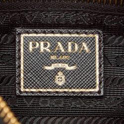Pre Owned Prada Black Tessuto Nylon Mini Shoulder Bag