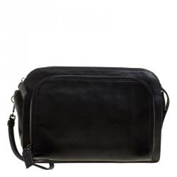 City Leather Clutch in White - Prada