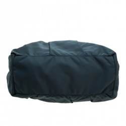Pre Owned Prada Dark Blue Nylon Convertible Tote