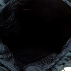 Pre Owned Prada Dark Blue Nylon Convertible Tote