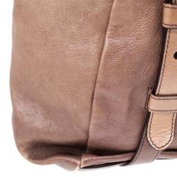 Pre Owned Prada Ombre Leather Shopper Tote