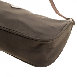 Pre Owned Prada Khaki Tessuto Nylon Pochette