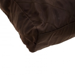 Pre Owned Prada Dark Olive Green Nylon Shoulder Bag