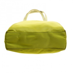 Pre Owned Prada Lime Nylon Tote