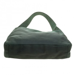 Pre Owned Prada Green Nylon Shoulder Bag
