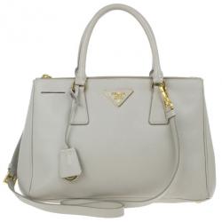 Pre Owned Prada Saffiano Top Handle Lux Tote