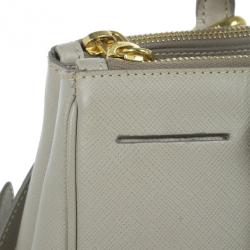 Pre Owned Prada Saffiano Top Handle Lux Tote