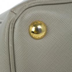 Pre Owned Prada Saffiano Top Handle Lux Tote
