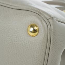 Pre Owned Prada Saffiano Top Handle Lux Tote