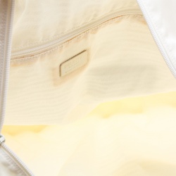 Pre Owned Prada White Nylon Shopping Tote