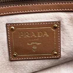 Pre Owned Prada Brown Leather Tote