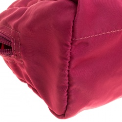 Prada Hot Pink Nylon Cosmetic Pouch