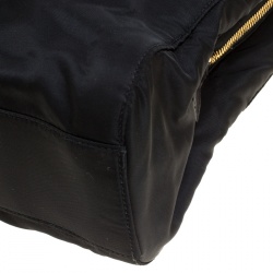 Pre Owned Prada Black Tessuto Catena Shoulder Bag